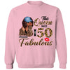 This Queen makes 50 look Fabulous 50th Birthday T-Shirt, Personalized A Queen Was Born Birthday Women, Birthday T Shirts, Custom Name Custom Date Birthday Shirt