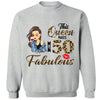This Queen makes 50 look Fabulous 50th Birthday T-Shirt, Personalized A Queen Was Born Birthday Women, Birthday T Shirts, Custom Name Custom Date Birthday Shirt