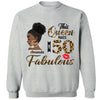 This Queen makes 50 look Fabulous 50th Birthday T-Shirt, Personalized A Queen Was Born Birthday Women, Birthday T Shirts, Custom Name Custom Date Birthday Shirt
