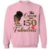 This Queen makes 50 look Fabulous 50th Birthday T-Shirt, Personalized A Queen Was Born Birthday Women, Birthday T Shirts, Custom Name Custom Date Birthday Shirt