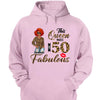 This Queen makes 50 look Fabulous 50th Birthday T-Shirt, Personalized A Queen Was Born Birthday Women, Birthday T Shirts, Custom Name Custom Date Birthday Shirt