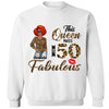 This Queen makes 50 look Fabulous 50th Birthday T-Shirt, Personalized A Queen Was Born Birthday Women, Birthday T Shirts, Custom Name Custom Date Birthday Shirt