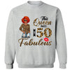 This Queen makes 50 look Fabulous 50th Birthday T-Shirt, Personalized A Queen Was Born Birthday Women, Birthday T Shirts, Custom Name Custom Date Birthday Shirt