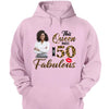 This Queen makes 50 look Fabulous 50th Birthday T-Shirt, Personalized A Queen Was Born Birthday Women, Birthday T Shirts, Custom Name Custom Date Birthday Shirt