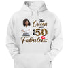 This Queen makes 50 look Fabulous 50th Birthday T-Shirt, Personalized A Queen Was Born Birthday Women, Birthday T Shirts, Custom Name Custom Date Birthday Shirt