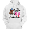This Queen makes 50 look Fabulous 50th Birthday T-Shirt, Personalized A Queen Was Born Birthday Women, Birthday T Shirts, Custom Name Custom Date Birthday Shirt