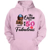 This Queen makes 50 look Fabulous 50th Birthday T-Shirt, Personalized A Queen Was Born Birthday Women, Birthday T Shirts, Custom Name Custom Date Birthday Shirt