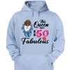 This Queen makes 50 look Fabulous 50th Birthday T-Shirt, Personalized A Queen Was Born Birthday Women, Birthday T Shirts, Custom Name Custom Date Birthday Shirt