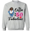 This Queen makes 50 look Fabulous 50th Birthday T-Shirt, Personalized A Queen Was Born Birthday Women, Birthday T Shirts, Custom Name Custom Date Birthday Shirt