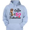 This Queen makes 50 look Fabulous 50th Birthday T-Shirt, Personalized A Queen Was Born Birthday Women, Birthday T Shirts, Custom Name Custom Date Birthday Shirt