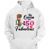 This Queen makes 50 look Fabulous 50th Birthday T-Shirt, Personalized A Queen Was Born Birthday Women, Birthday T Shirts, Custom Name Custom Date Birthday Shirt