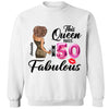 This Queen makes 50 look Fabulous 50th Birthday T-Shirt, Personalized A Queen Was Born Birthday Women, Birthday T Shirts, Custom Name Custom Date Birthday Shirt