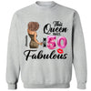 This Queen makes 50 look Fabulous 50th Birthday T-Shirt, Personalized A Queen Was Born Birthday Women, Birthday T Shirts, Custom Name Custom Date Birthday Shirt