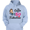 This Queen makes 50 look Fabulous 50th Birthday T-Shirt, Personalized A Queen Was Born Birthday Women, Birthday T Shirts, Custom Name Custom Date Birthday Shirt