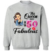 This Queen makes 50 look Fabulous 50th Birthday T-Shirt, Personalized A Queen Was Born Birthday Women, Birthday T Shirts, Custom Name Custom Date Birthday Shirt