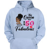 This Queen makes 50 look Fabulous 50th Birthday T-Shirt, Personalized A Queen Was Born Birthday Women, Birthday T Shirts, Custom Name Custom Date Birthday Shirt