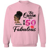 This Queen makes 50 look Fabulous 50th Birthday T-Shirt, Personalized A Queen Was Born Birthday Women, Birthday T Shirts, Custom Name Custom Date Birthday Shirt