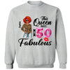 This Queen makes 50 look Fabulous 50th Birthday T-Shirt, Personalized A Queen Was Born Birthday Women, Birthday T Shirts, Custom Name Custom Date Birthday Shirt