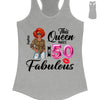 This Queen makes 50 look Fabulous 50th Birthday T-Shirt, Personalized A Queen Was Born Birthday Women, Birthday T Shirts, Custom Name Custom Date Birthday Shirt