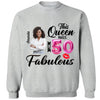 This Queen makes 50 look Fabulous 50th Birthday T-Shirt, Personalized A Queen Was Born Birthday Women, Birthday T Shirts, Custom Name Custom Date Birthday Shirt