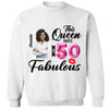 This Queen makes 50 look Fabulous 50th Birthday T-Shirt, Personalized A Queen Was Born Birthday Women, Birthday T Shirts, Custom Name Custom Date Birthday Shirt