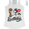 This Queen makes 50 look Fabulous 50th Birthday T-Shirt, Birthday Photo Shirt, Funny Birthday Matching Shirt