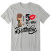 This Queen makes 50 look Fabulous 50th Birthday T-Shirt, Birthday Photo Shirt, Funny Birthday Matching Shirt