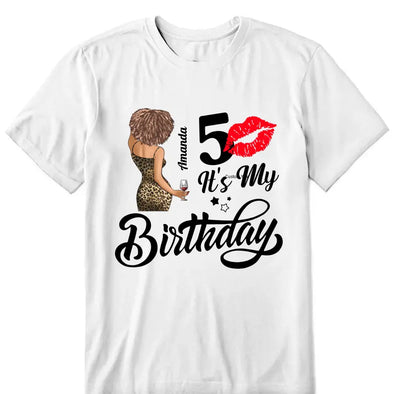 This Queen makes 50 look Fabulous 50th Birthday T-Shirt, Birthday Photo Shirt, Funny Birthday Matching Shirt