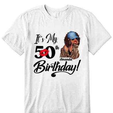 Personalized It's My Birthday Shirt, Birthday Party 50th Shirt, ,Its My Birthday Shirt,Queen Birthday,Birthday girl Shirt