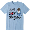 Personalized It's My Birthday Shirt, Birthday Party 50th Shirt, ,Its My Birthday Shirt,Queen Birthday,Birthday girl Shirt