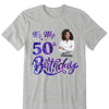 Personalized It's My Birthday Shirt, Birthday Party 50th Shirt, ,Its My Birthday Shirt,Queen Birthday,Birthday girl Shirt