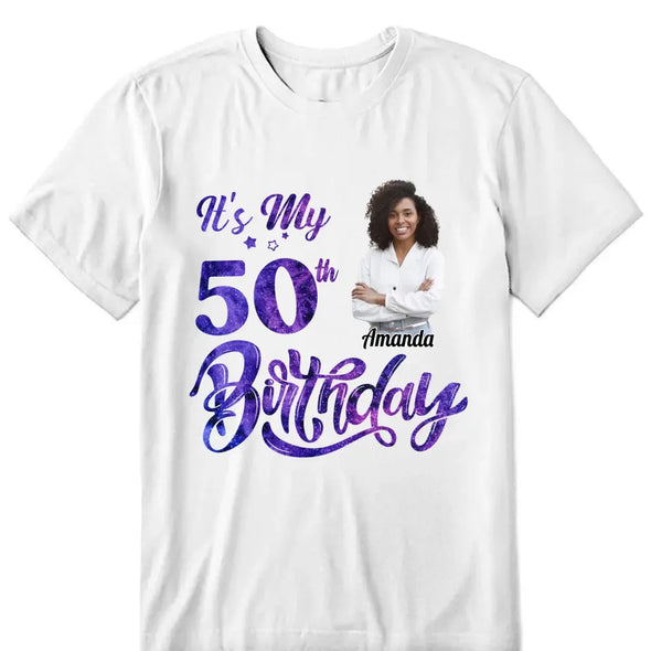 Personalized It's My Birthday Shirt, Birthday Party 50th Shirt, ,Its My Birthday Shirt,Queen Birthday,Birthday girl Shirt