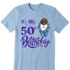 Customized It's My Birthday Shirt, Birthday Party 50th Shirt, ,Its My Birthday Shirt,Queen Birthday,Birthday girl Shirt