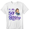 Customized It's My Birthday Shirt, Birthday Party 50th Shirt, ,Its My Birthday Shirt,Queen Birthday,Birthday girl Shirt