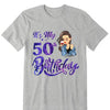 Customized It's My Birthday Shirt, Birthday Party 50th Shirt, ,Its My Birthday Shirt,Queen Birthday,Birthday girl Shirt