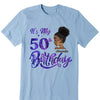 Personalized It's My Birthday Shirt, Birthday Party 50th Shirt, ,Its My Birthday Shirt,Queen Birthday,Birthday girl Shirt