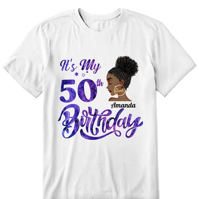 Personalized It's My Birthday Shirt, Birthday Party 50th Shirt, ,Its My Birthday Shirt,Queen Birthday,Birthday girl Shirt
