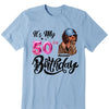 Personalized It's My Birthday Shirt, Birthday Party 50th Shirt, ,Its My Birthday Shirt,Queen Birthday,Birthday girl Shirt