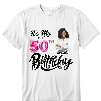Customized It's My Birthday Shirt, Birthday Party 50th Shirt, ,Its My Birthday Shirt,Queen Birthday,Birthday girl Shirt