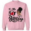 Customized It's My Birthday Shirt, Birthday Party 50th Shirt, ,Its My Birthday Shirt,Queen Birthday,Birthday girl Shirt