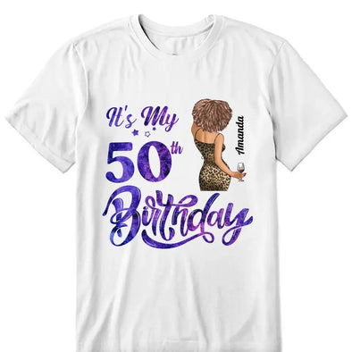 Personalized It's My Birthday Shirt, Birthday Party 50th Shirt, ,Its My Birthday Shirt,Queen Birthday,Birthday girl Shirt