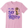 Personalized It's My Birthday Shirt, Birthday Party 50th Shirt, ,Its My Birthday Shirt,Queen Birthday,Birthday girl Shirt