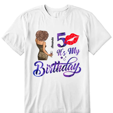 It's My 50th Birthday T shirt, 50th Birthday Shirt, 50 Birthday Party Shirts, Fiftieth Birthday Gift Ideas, 50 Years Old Shirt For Women