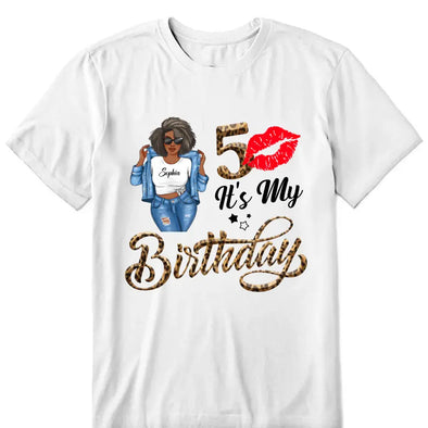 It's My 50th Birthday T shirt, 50th Birthday Shirt, 50 Birthday Party Shirts, Fiftieth Birthday Gift Ideas, 50 Years Old Shirt For Women