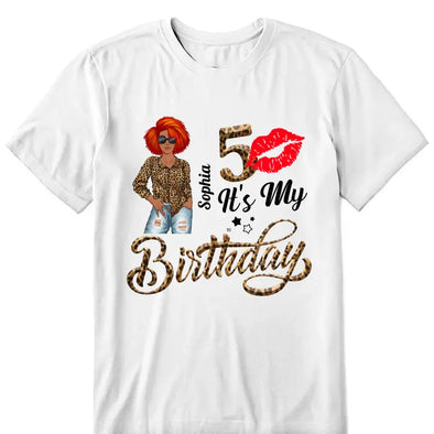 It's My 50th Birthday T shirt, 50th Birthday Shirt, 50 Birthday Party Shirts, Fiftieth Birthday Gift Ideas, 50 Years Old Shirt For Women