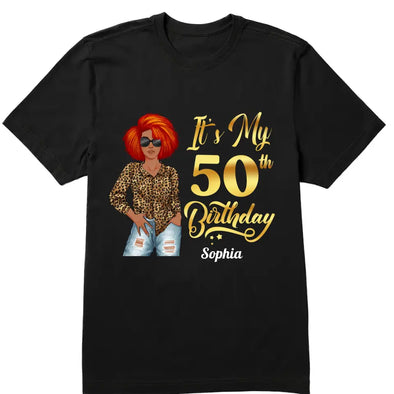 It's My 50th Birthday Shirt for Women,50 and Fabulous Shirt,50th Birthday Gift,Turning 50,50th Birthday Party,50th Birthday Shirt,Sassy Classy Queen