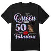 Personalized A Queen Was Born Birthday Women, Birthday T Shirts, Custom Name Custom Date Birthday Shirt