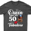 50th Birthday Shirt Fifty and Fabulous Shirt 50 Birthday Shirt 50 and Fabulous Birthday Shirts for Women Birthday Crew Shirts Custom Shirt