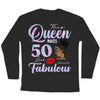 Personalized A Queen Was Born Birthday Women, Birthday T Shirts, Custom Name Custom Date Birthday Shirt