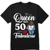 Personalized This Queen Makes 50 Look Fabulous Shirt, Leopard Birthday Queen Shirt, Birthday Gift For Women Girls, Birthday Gift For Mom